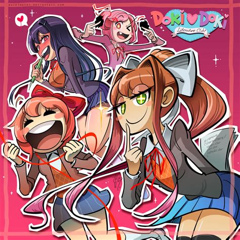 doki deviantart|doki fanart.